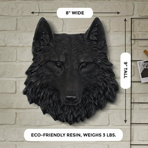 Mini Black Wolf, 10"