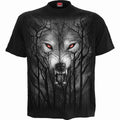 FOREST WOLF - T-Shirt Black